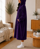 Ladies Purple Drawstring Huggers - StylePhase SA