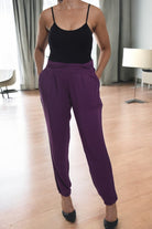 Ladies Purple Pocket Pants - StylePhase SA