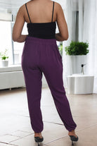 Ladies Purple Pocket Pants - StylePhase SA