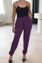 Ladies Purple Pocket Pants - StylePhase SA