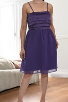 Ladies Purple Strappy Dress - StylePhase SA