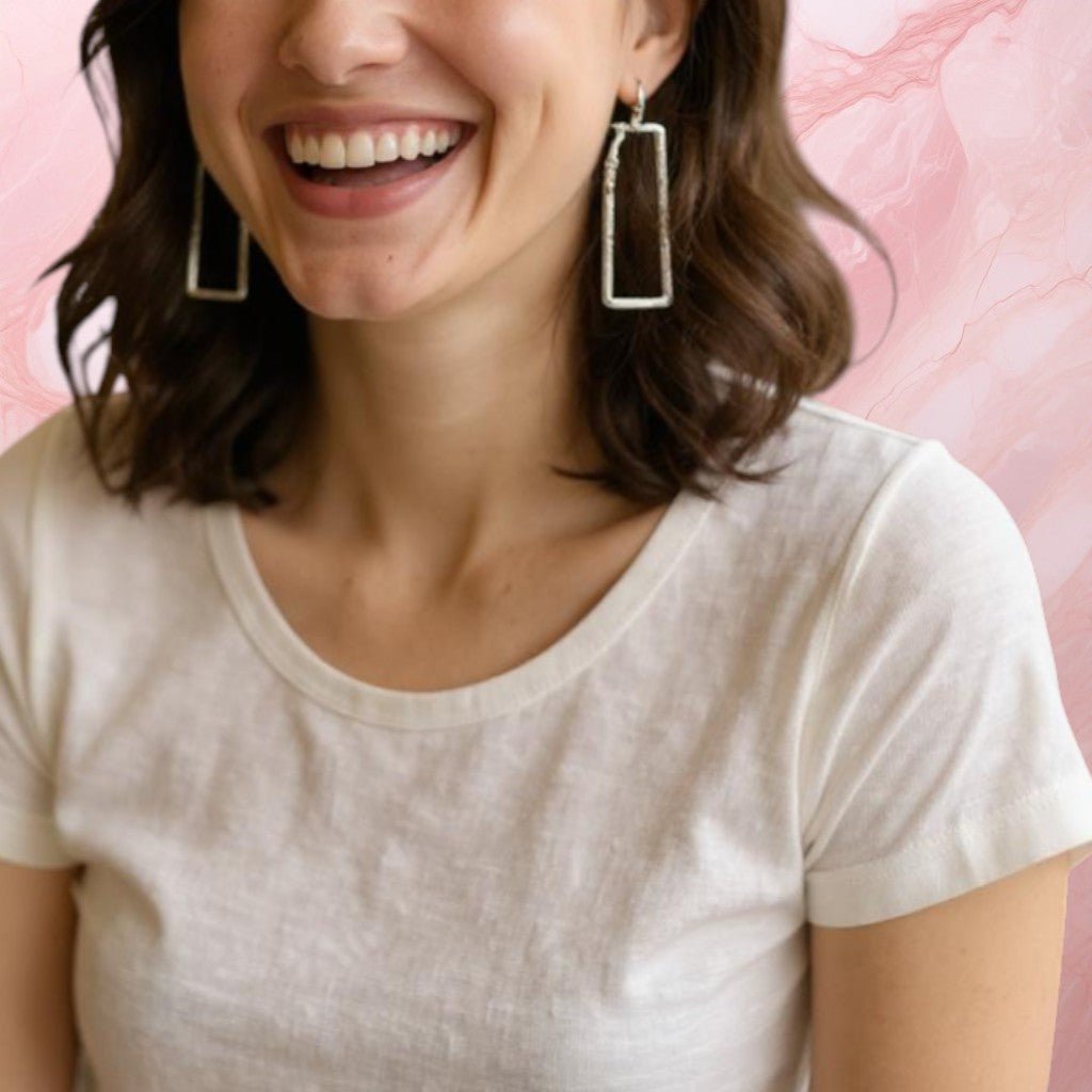 Ladies Rectangular Earrings - StylePhase SA