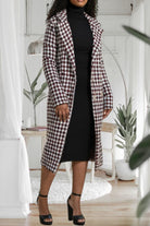 Ladies Red And White Heavy Weight Coat - StylePhase SA