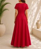 Ladies Red Bow Pocket Dress- New Feeling - StylePhase SA