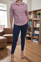 Ladies Red Button Front Shirt - StylePhase SA