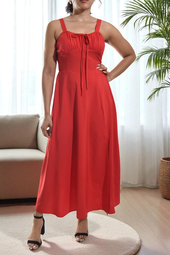 Ladies Red Cami Dress - StylePhase SA