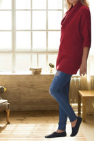 Ladies Red Cowl Neck Jersey - StylePhase SA