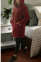 Ladies Red Fur Pattern Jacket - StylePhase SA