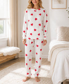 Ladies Red Heart Pj Set - StylePhase SA