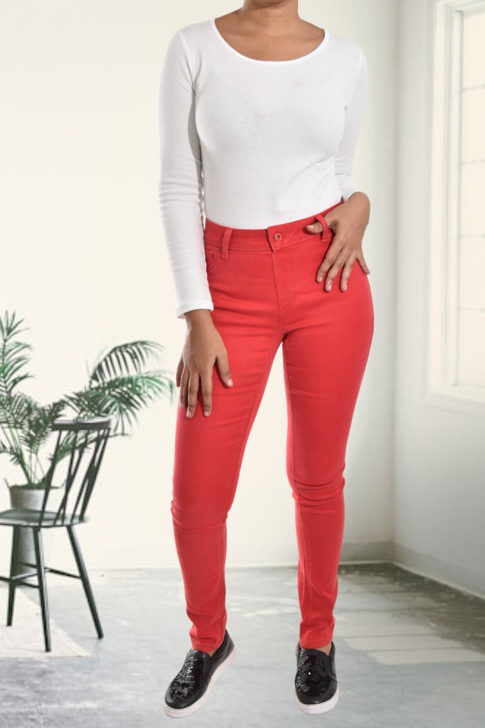 Ladies Red Jeans - StylePhase SA