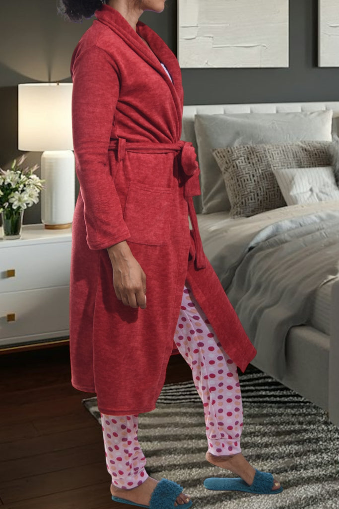 Ladies Red Pocket Gown - StylePhase SA