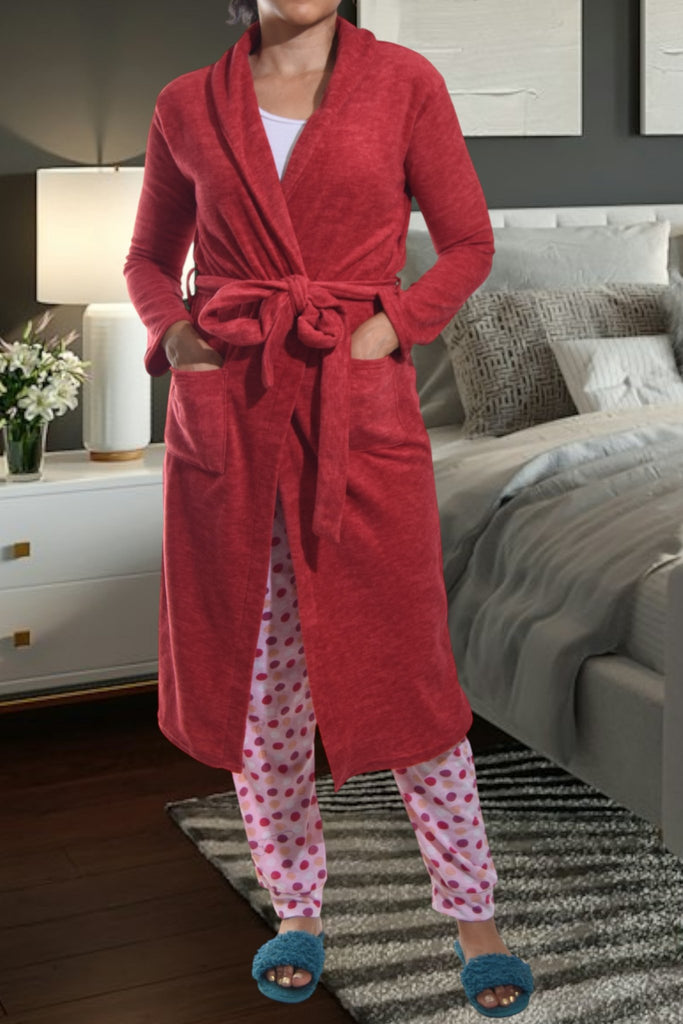 Ladies Red Pocket Gown - StylePhase SA