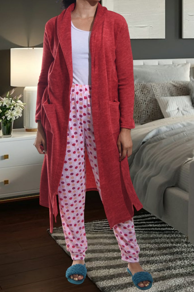 Ladies Red Pocket Gown - StylePhase SA