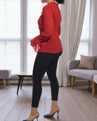 Ladies Red Sequence Top - StylePhase SA
