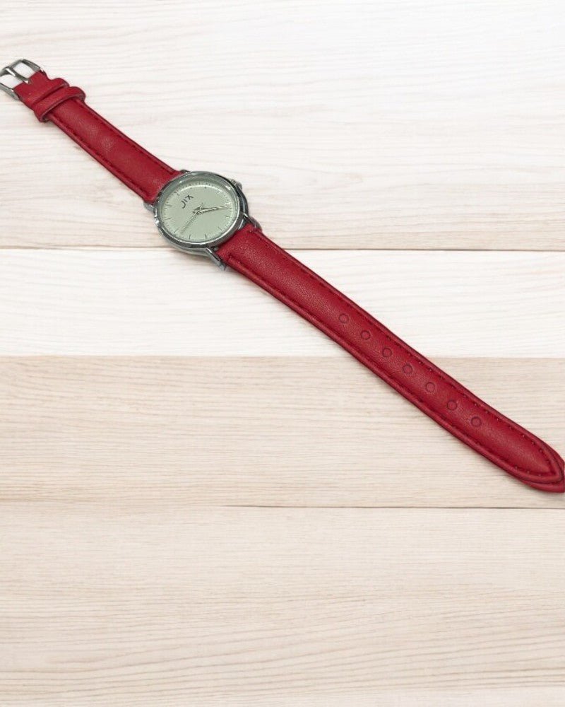 Ladies Red Strap Watch - StylePhase SA