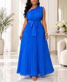 Ladies Royal Pleated Off Shoulder Dress - StylePhase SA