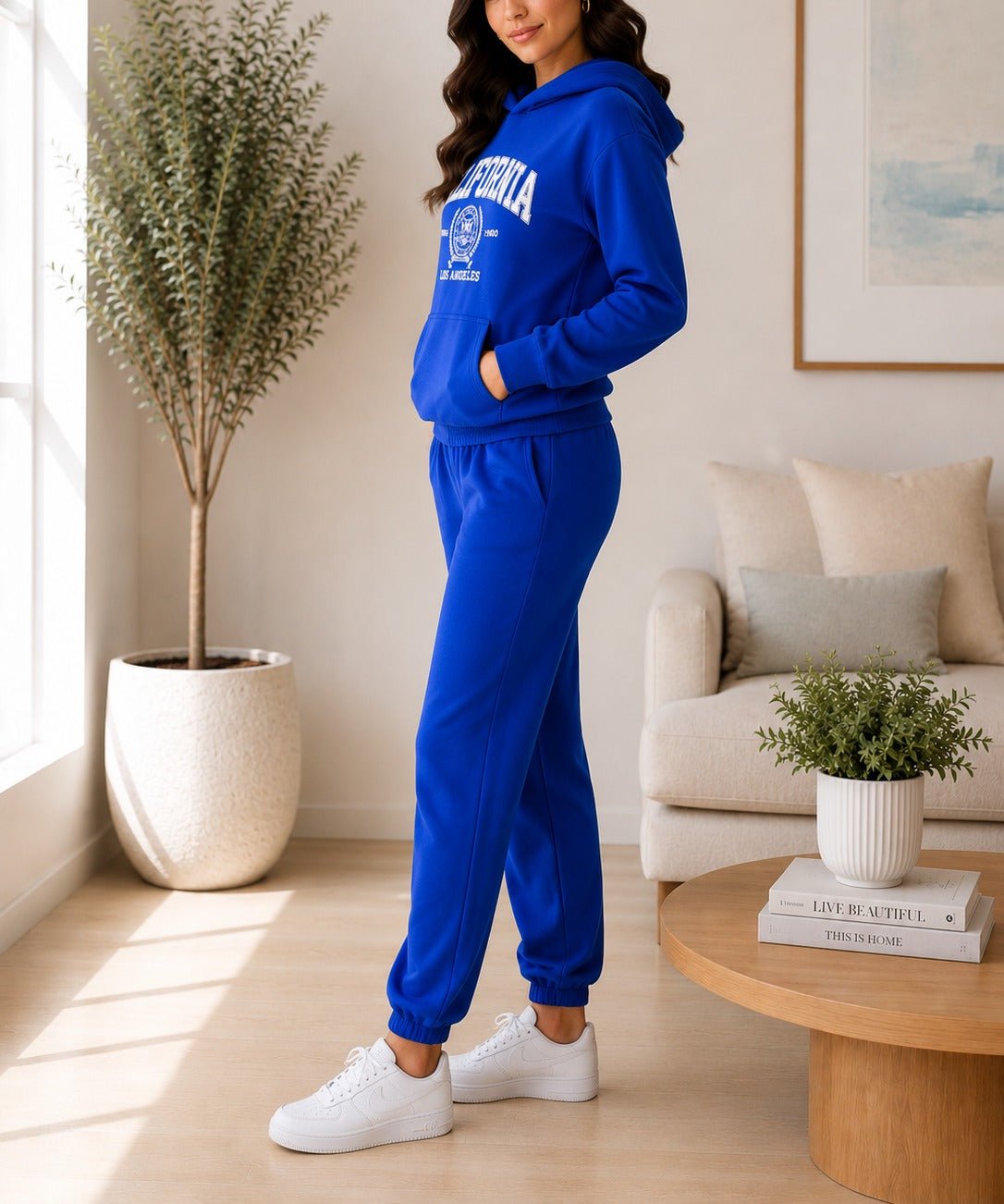 Ladies Royal printed Tracksuit Set - California - StylePhase SA