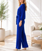 Ladies Royal Shimmer Tie Jumpsuit - New Feeling - StylePhase SA