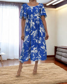 Ladies Royal Square Neck Dress - StylePhase SA