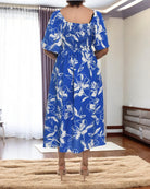 Ladies Royal Square Neck Dress - StylePhase SA
