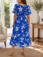 Ladies Royal Square Neck Dress - StylePhase SA