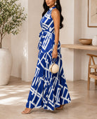 Ladies Royal Tie Back Maxi Dress - StylePhase SA