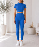 Ladies Royal Zip Up Two-Piece Activewear Set - StylePhase SA