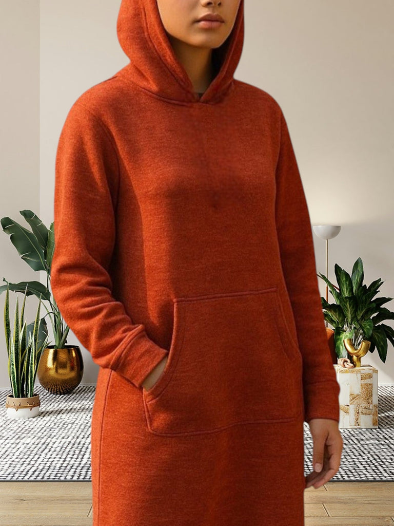 Ladies Rust Fleece Sleep Shirt - StylePhase SA