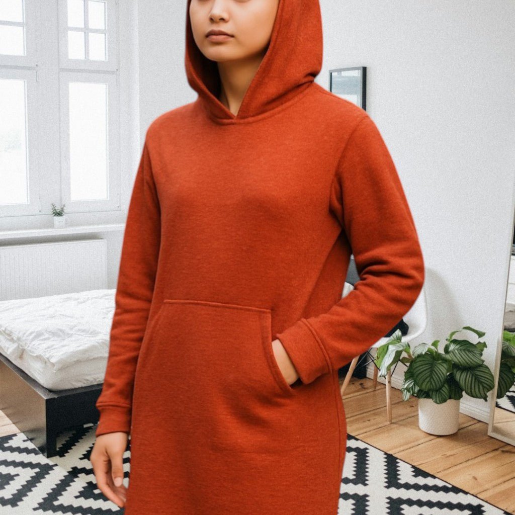 Ladies Rust Fleece Sleep Shirt - StylePhase SA