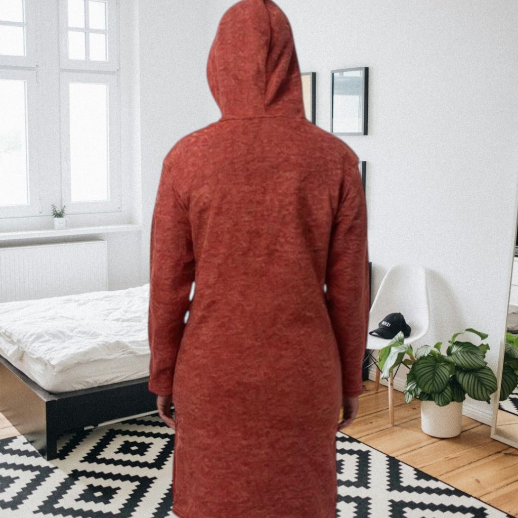 Ladies Rust Fleece Sleep Shirt - StylePhase SA