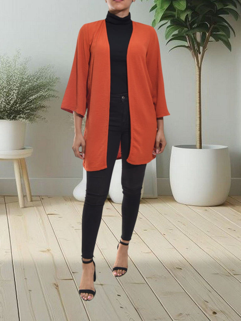 Ladies Rust Kimono - StylePhase SA