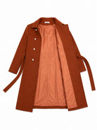 Ladies Rust Side Collar Coat - StylePhase SA
