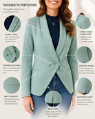 Ladies Sage Collar Blazer - StylePhase SA