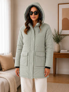 Ladies Sage Fleece Lined Hoody Jacket - StylePhase SA