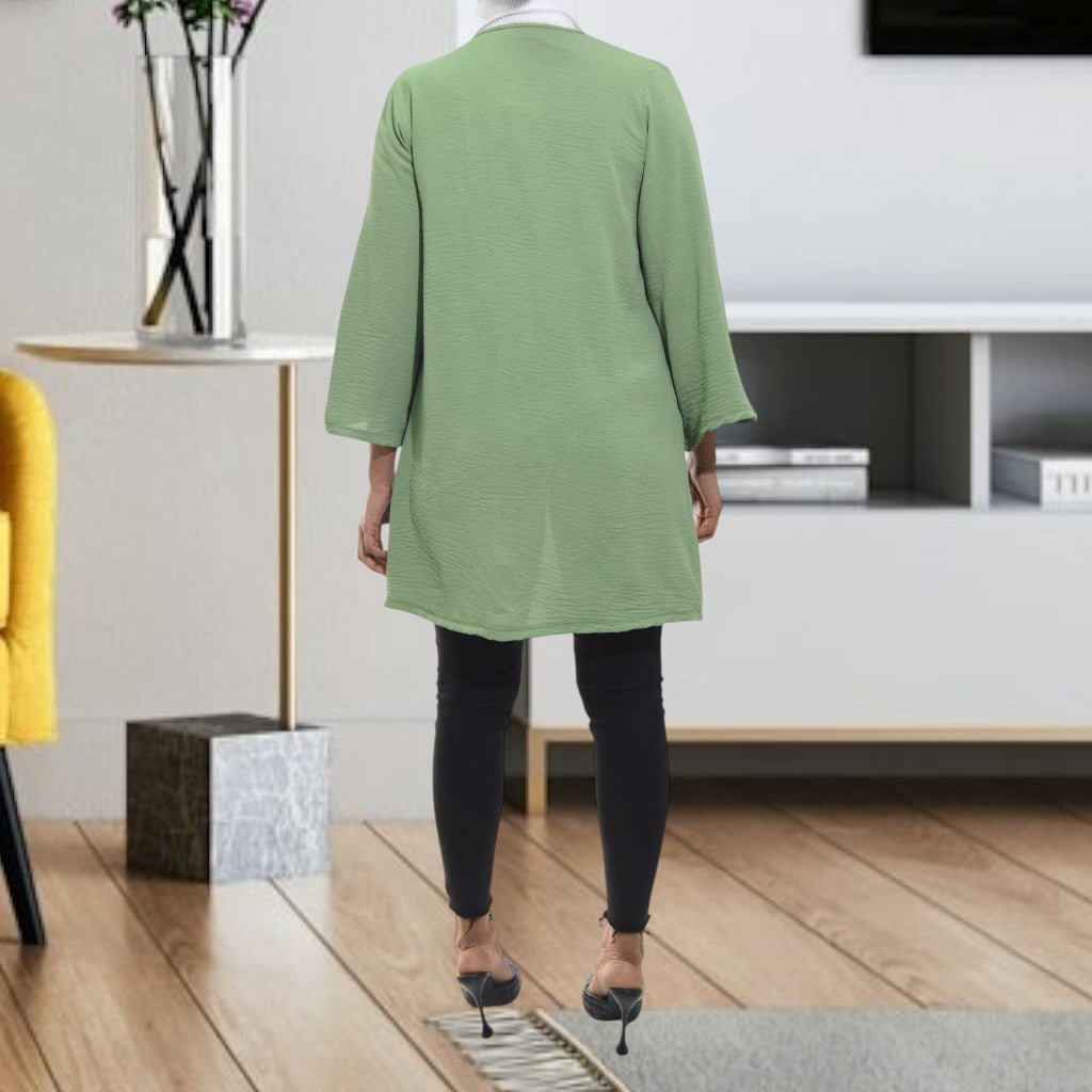 Ladies Sage Green Kimono - StylePhase SA