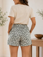 Ladies Sage Pattern Pocket Shorts - StylePhase SA