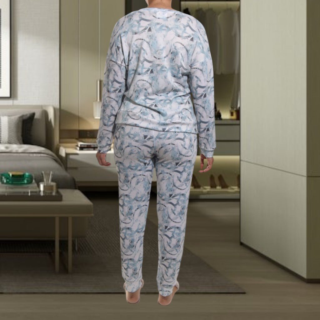 Ladies Sage Printed Pj Set - StylePhase SA