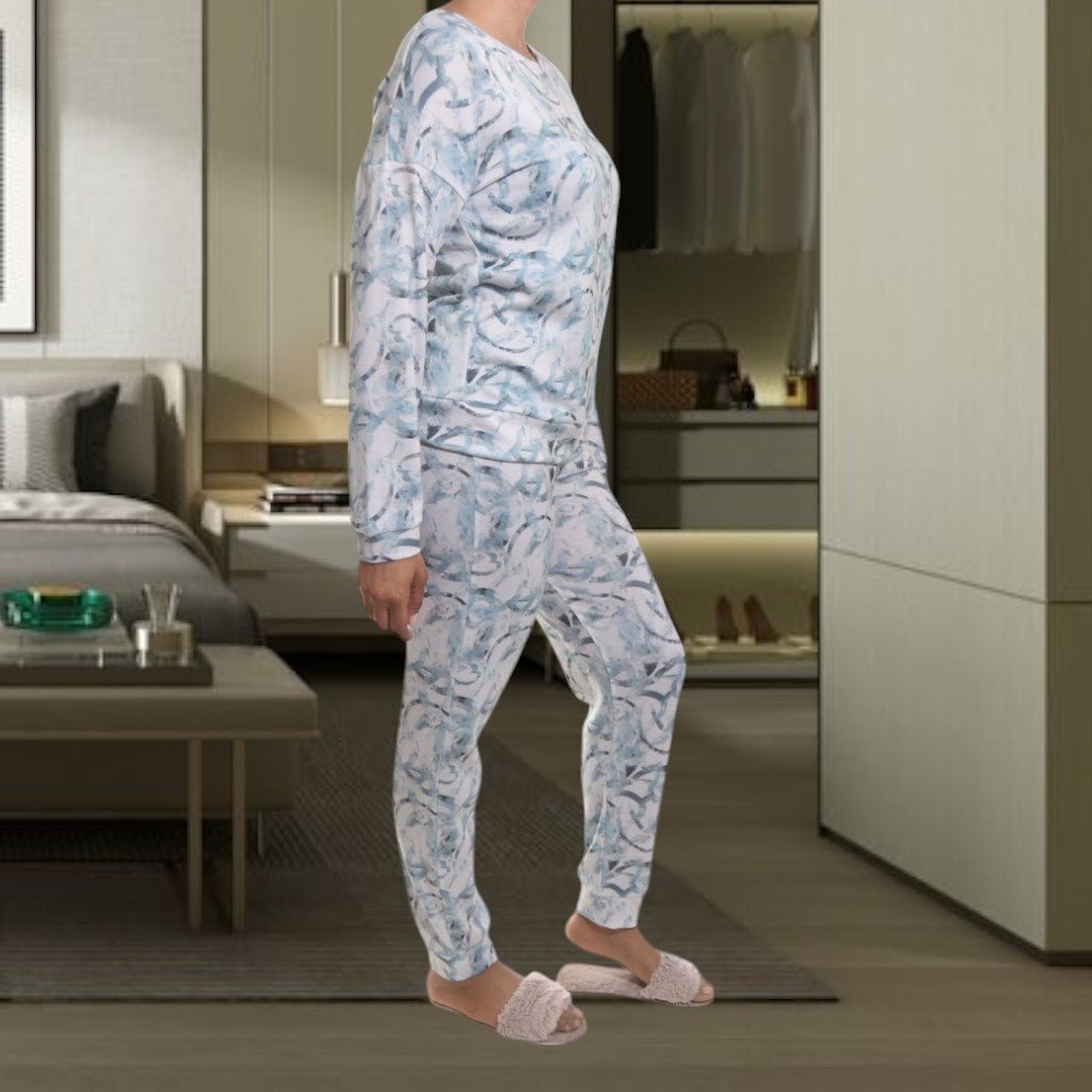 Ladies Sage Printed Pj Set - StylePhase SA