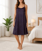 Ladies Satin Chemise - Pink Polka Dot - StylePhase SA