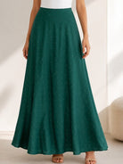 Ladies Satin Embossed Emerald Skirt- New Feeling - StylePhase SA