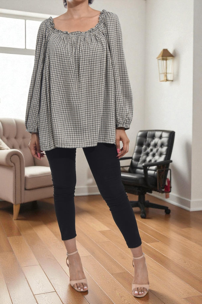 Ladies Scotch Print Top - StylePhase SA