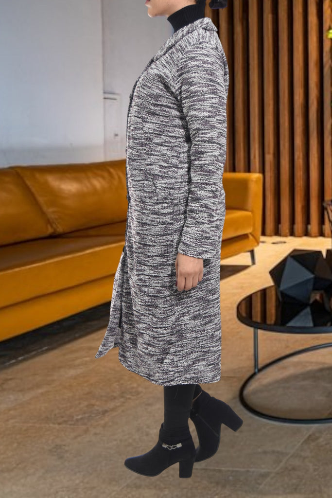Ladies Shaded Jacquard Coat - StylePhase SA