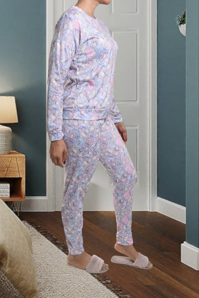 Ladies Shapes Print Pj Set - StylePhase SA