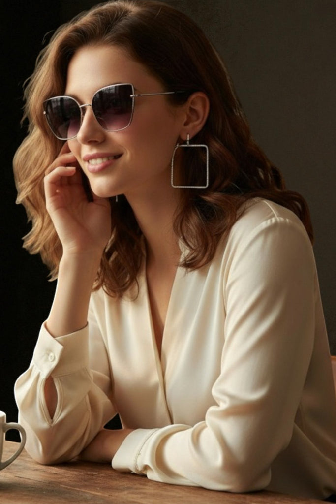 Ladies Square Earrings - StylePhase SA