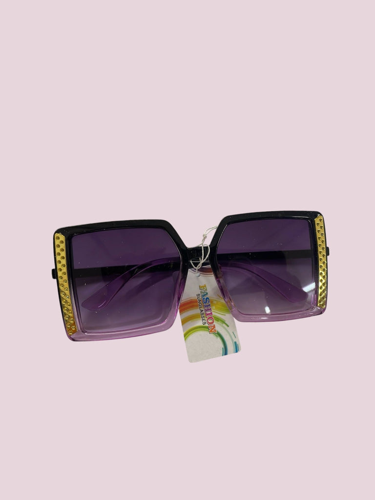 Ladies Square Gold Frame Sunglasses - StylePhase SA
