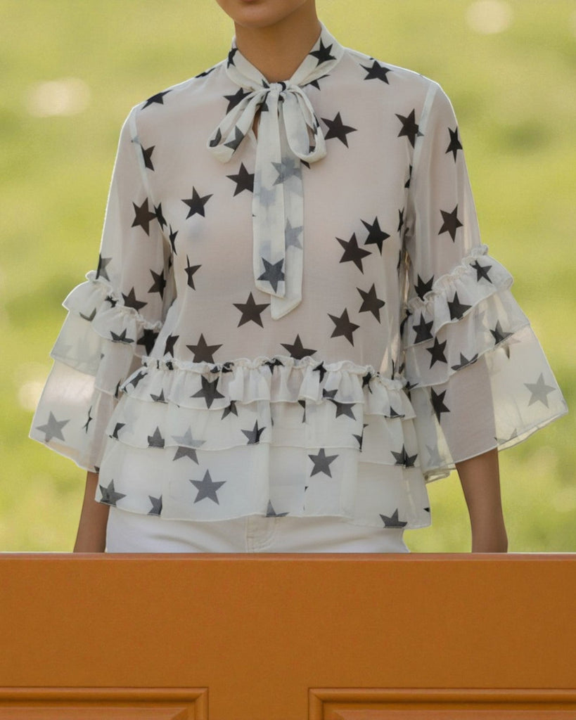 Ladies Star Tie Top - StylePhase SA