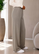 Ladies Stone Wide Leg Drawstring Pants - StylePhase SA