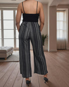 Ladies Stripe Pocket Pants - StylePhase SA