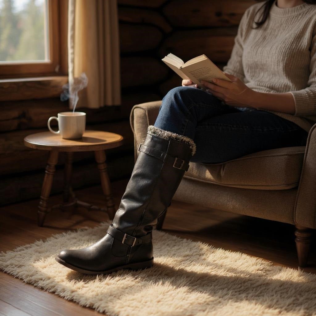 Ladies Talisa Black Boots - StylePhase SA