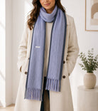 Ladies Tassel End Scarf-Grey - StylePhase SA